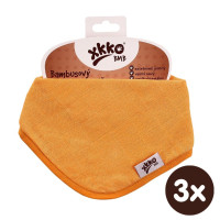 Bamboo bandana XKKO BMB - Orange 3x1ps Wholesale packing