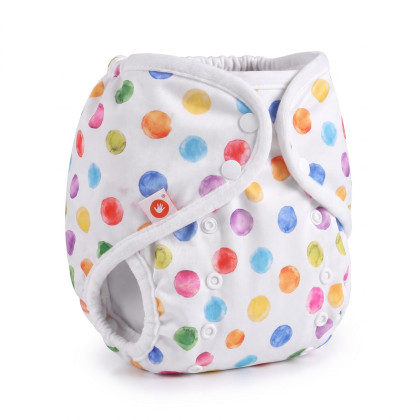 XKKO Diaper Cover One Size - Watercolour Polka Dots