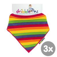 Dribble Ons Rainbow 3x1ps (Wholesale pack.)
