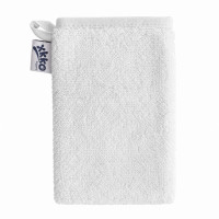 Organic cotton Terry Bath Glove XKKO Organic - White 5x1ps (Wholesale pack.)