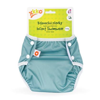 Infant swim nappy XKKO OneSize - Granite Green