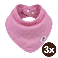 Bamboo bandana XKKO BMB - Baby Pink 3x1ps Wholesale packing