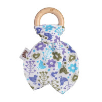 XKKO BMB Bamboo teether with Leaves - Flowers&Birds Boys