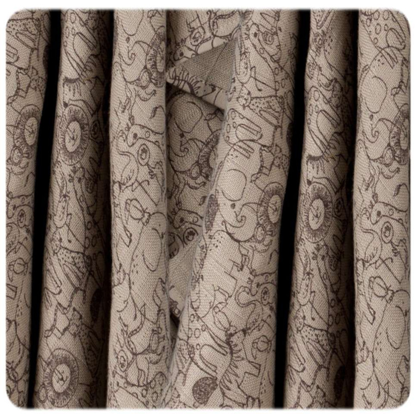 Bamboo muslin towel XKKO BMB 90x100 - Safari Atmosphere