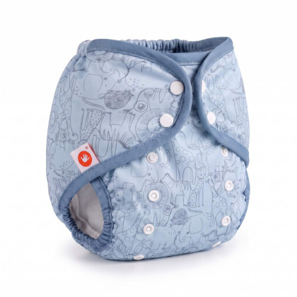 XKKO Diaper Cover One Size - Safari Mountain Spring