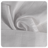 Organic Cotton Muslins XKKO Organic 60x60 Old Times - White