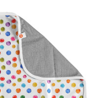 Washable Changing Pad XKKO 50x70 - Watercolour Polka Dots