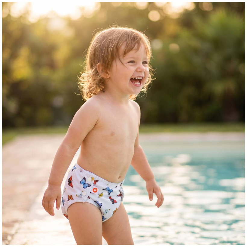 Infant swim nappy XKKO OneSize - Butterflies