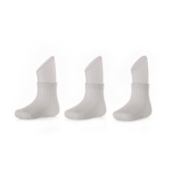 Bamboo Socks XKKO BMB - White 12-24m