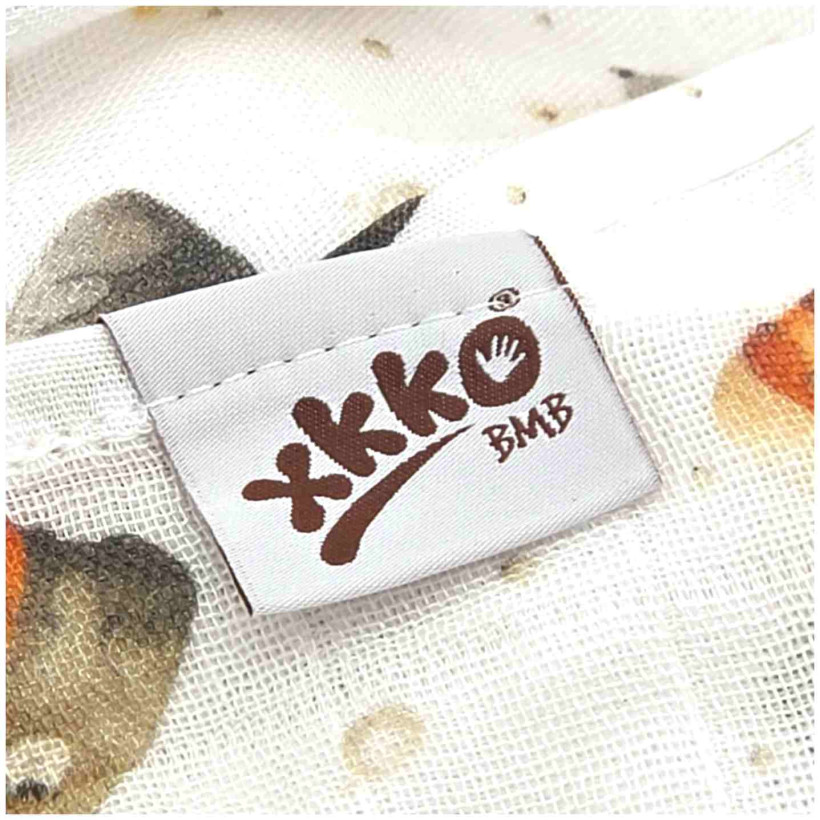 Bamboo muslin towel XKKO BMB 90x100 Digi - Bear Family