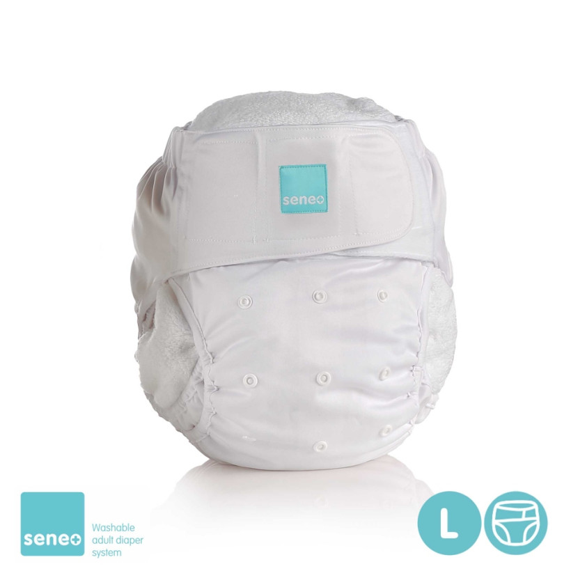 SENEO Nappy Covers for Adults - White Size L