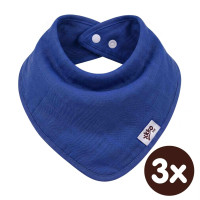 Bamboo bandana XKKO BMB - Ocean Blue 3x1ps Wholesale packing