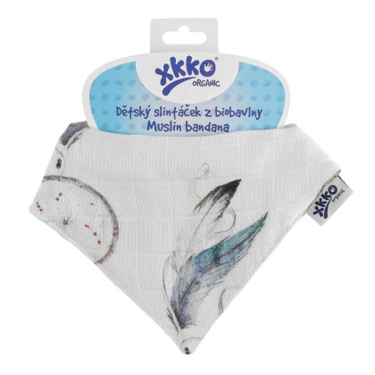 Organic Cotton Muslin Bandana XKKO Organic - Dream Catcher