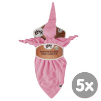 Bamboo cuddly toy XKKO BMB - Baby Pink 5x1ps (Wholesale packaging)