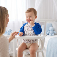 XKKO long-sleeve bib - Dreamy Sheeps