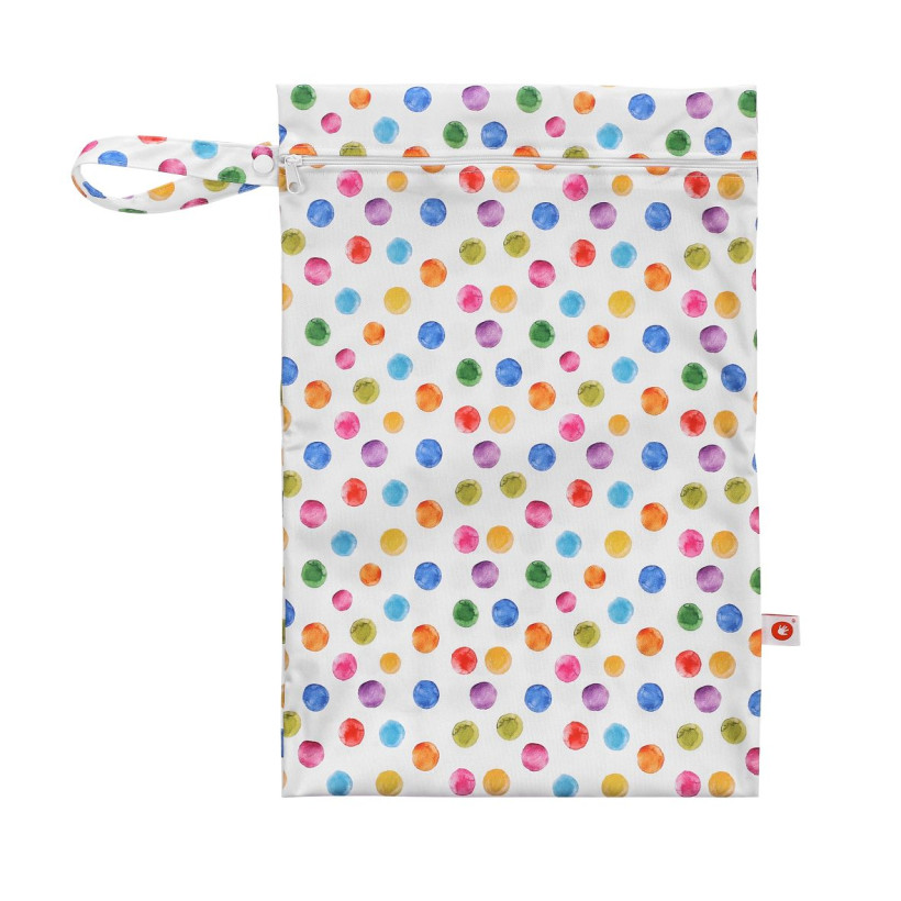 Wet Bag XKKO Size M - Watercolour Polka Dots