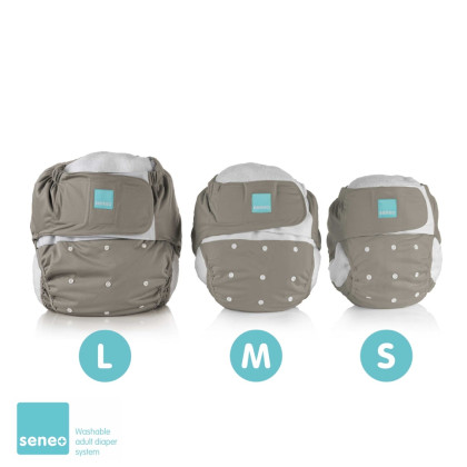 SENEO Nappy Covers for Adults - Grey