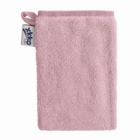 Organic cotton Terry Bath Glove XKKO Organic - Baby Pink 5x1ps (Wholesale pack.)