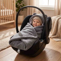 Winter Car Seat Wrap XKKO LUX - Sky Whale