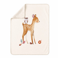 Spanish baby blanket XKKO LUX 75x100 - Deer