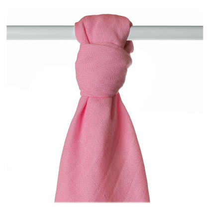 Bamboo muslin towel XKKO BMB 90x100 - Pink