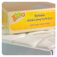 Hight Density Cotton Muslins XKKO LUX ECO 70x70 - Natural 20x10ps (Wholesale pack.)