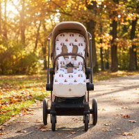 Stroller Seat Liner XKKO LUX - Bear Family