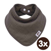 Bamboo bandana XKKO BMB - Dark Choco 3x1ps Wholesale packing