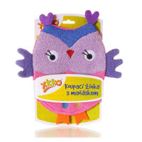 XKKO Cotton Bath Glove - Owl 2 12x1ps (Wholesale pack.)