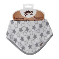 Bamboo bandana XKKO BMB - Little Stars Silver 3x1ps Wholesale packing