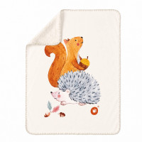 Spanish baby blanket XKKO LUX 75x100 - Squirrel