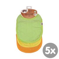 Bamboo Burp Cloth XKKO BMB - Colours MIX 5x3ps (Wholesale packaging)