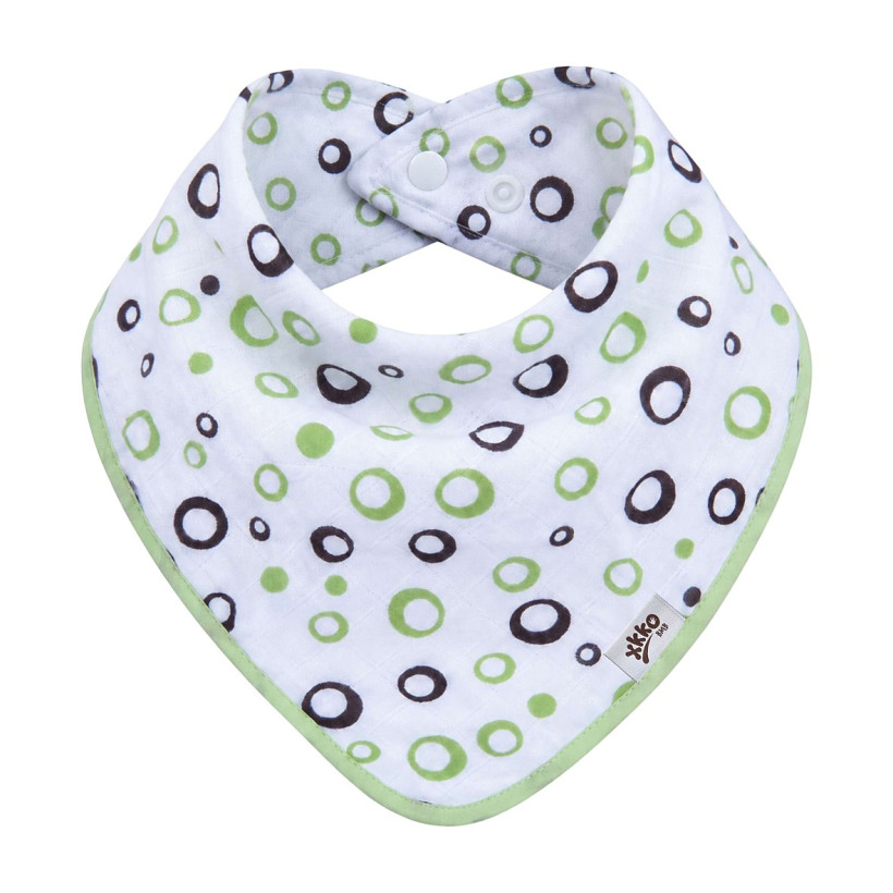 Bamboo bandana XKKO BMB - Lime Bubbles