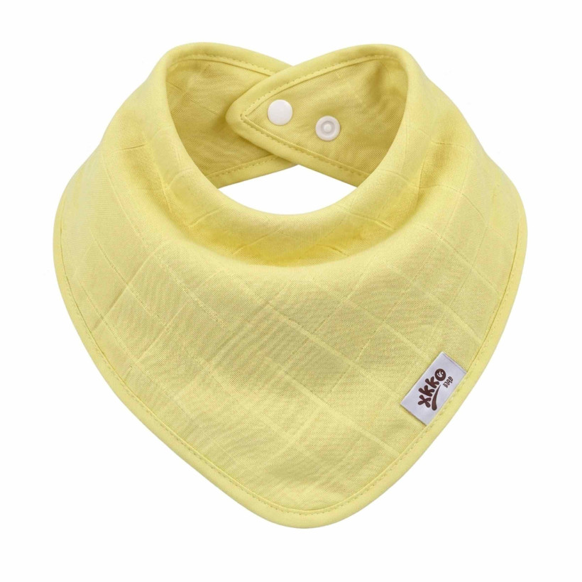 Bamboo bandana XKKO BMB - Lemon 3x1ps Wholesale packing