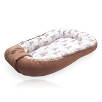 Double-sided Baby Nest XKKO LUX - Unicorns