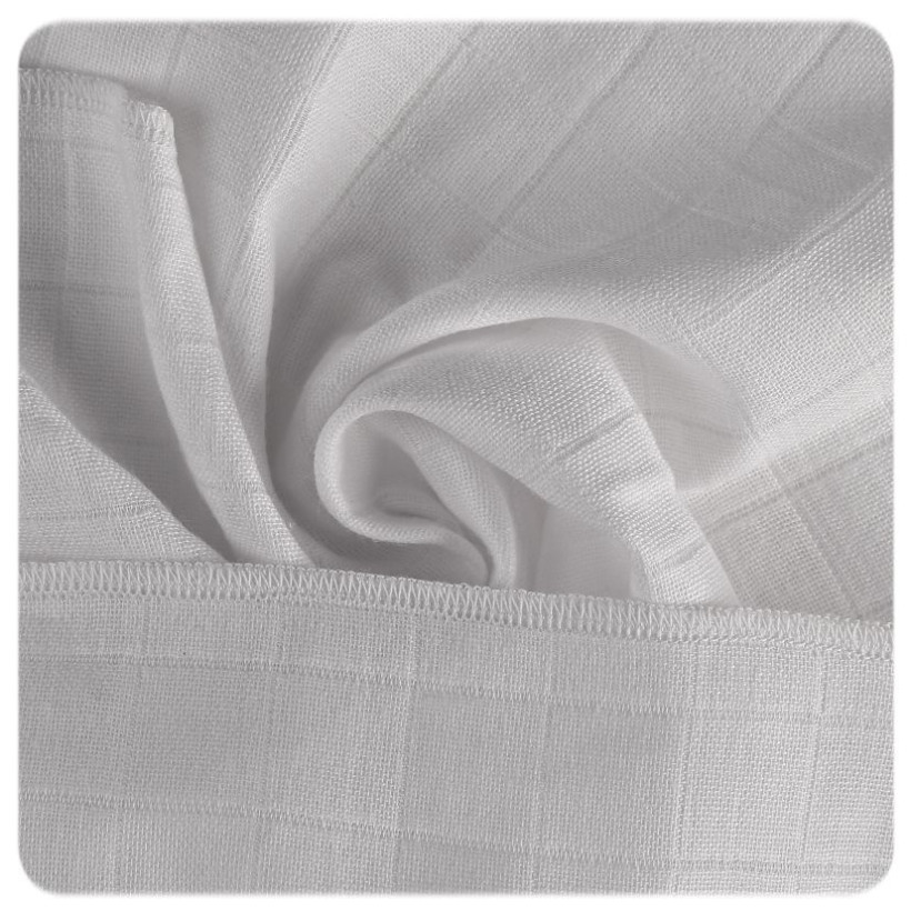 Organic Cotton Muslins XKKO Organic 40x40 Old Times - White