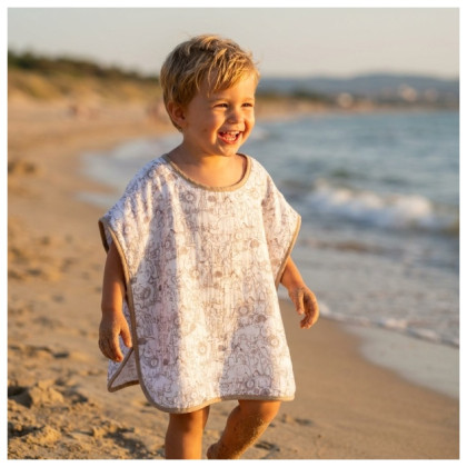 Bamboo Muslin Poncho XKKO BMB Safari - W/Atmosphere