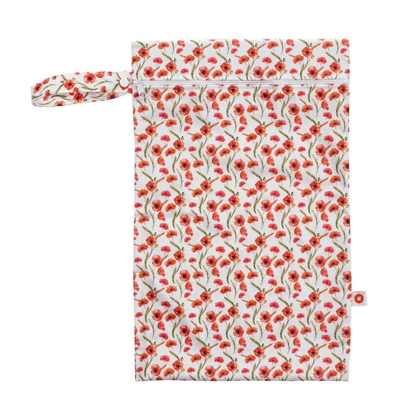 Wet Bag XKKO Size M - Red Poppies