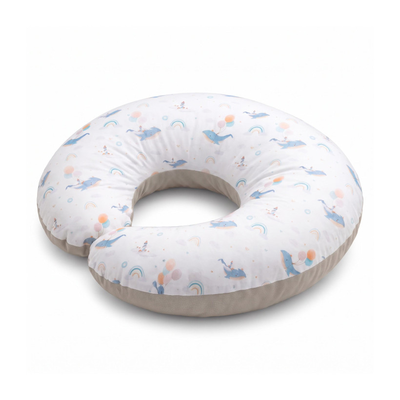 Small Nursing Pillow XKKO LUX - Sky Whale