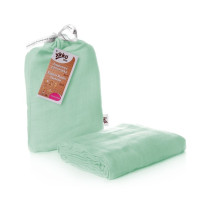 Bamboo swaddle XKKO BMB 120x120 - Mint