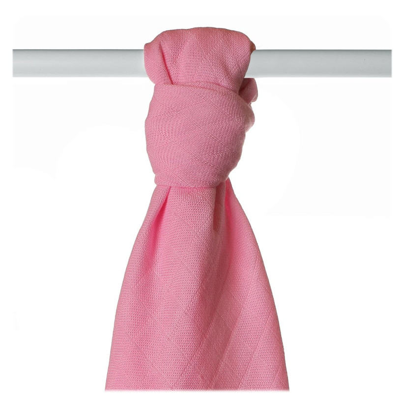 Bamboo muslin towel XKKO BMB 90x100 - Pink