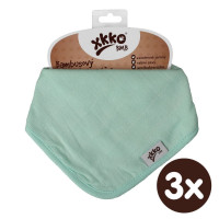 Bamboo bandana XKKO BMB - Mint 3x1ps Wholesale packing