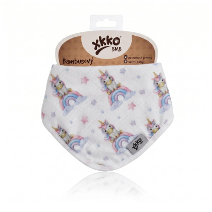 Bamboo bandana XKKO BMB Digi - Unicorns