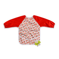 XKKO long-sleeve bib - Red Poppies