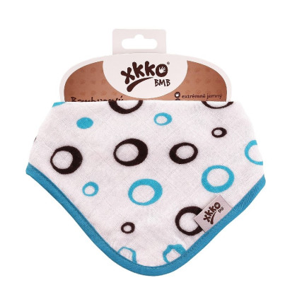 Bamboo bandana XKKO BMB - Cyan Bubbles