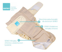 SENEO Nappy Covers for Adults - White Size S