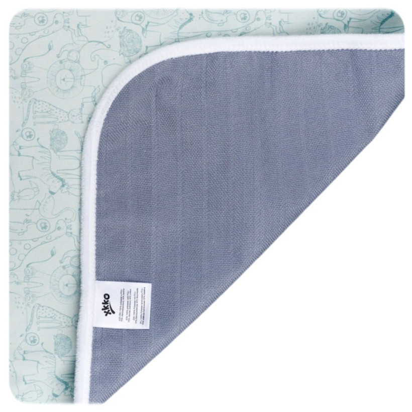 Washable Changing Pad XKKO 50x70 - Safari Granite Green