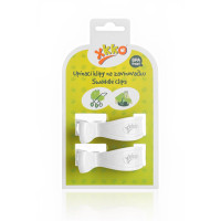 Pram Clips XKKO - White 21x2ps (Wholesale pack.)