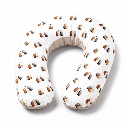 Large Nursing Pillow  XKKO LUX - Bear Family
