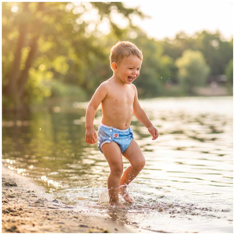 Infant swim nappy XKKO OneSize - Safari Mountain Spring